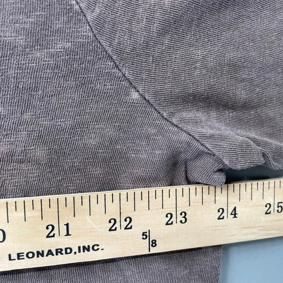 NEW American Giant Mens Broken In Premium Slub Henley Shirt Large Brown USA - Picture 7 of 8